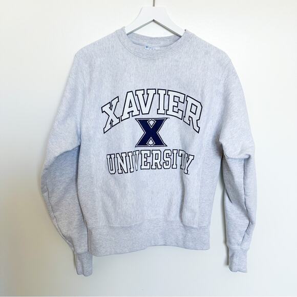 Xavier University Musketeers Champion Reverse Weave Sweatshirt - Picture 1 of 12